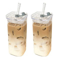 Square Heat Resistant Glass Cup
